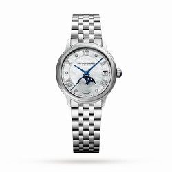 Raymond Weil Maestro 33.5mm Ladies details Mother Of Pearl 2139-ST-00965