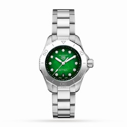 TAG Heuer Aquaracer Professional 200 30mm Ladies details Green WBP2415.BA0622