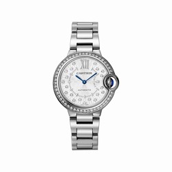 Cartier Ballon Bleu de Cartier details 33 mm mechanical movement with automatic winding. W4BB0035