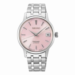 Seiko Presage Cocktail Time Cosmopolitan 34mm Ladies details Pink SRP839J1