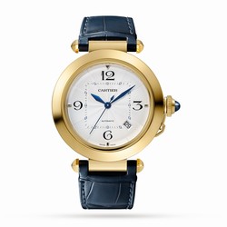 Cartier Pasha De Cartier details 41mm Automatic Movement Yellow Gold 2 Interchangeable Leather Straps WGPA0007