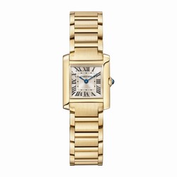 Cartier Tank Francaise details Small Model Quartz Movement Yellow Gold WGTA0114