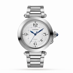 Cartier Pasha De Cartier details 41mm Automatic Movement Steel Interchangeable Metal And Leather Straps WSPA0009