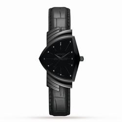 Hamilton Ventura Quartz 32.3mm x 50.3mm Mens details Black H24401731