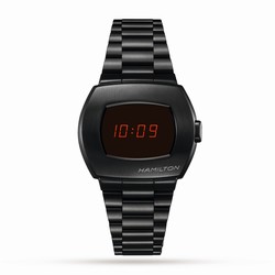 Hamilton American Classic PSR Digital Quartz Mens details Black H52404130