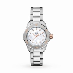 TAG Heuer Aquaracer Professional 200 30mm Ladies details WBP1450.BA0622