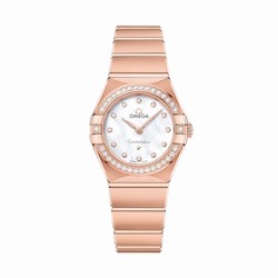 Omega Constellation 25mm Sedna Gold On Sedna Gold Ladies details O13155256055001