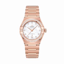 Omega Constellation 29mm Sedna Gold On Sedna Gold Ladies details O13155292055001