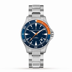 Hamilton Khaki Navy Scuba Auto 40mm Mens details Blue H82365141