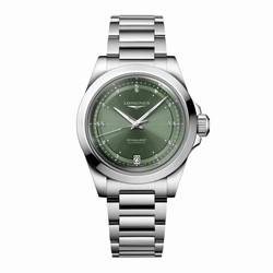 Longines Conquest 34mm Ladies details Green L34304076