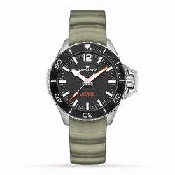 Hamilton Khaki Navy Frogman 46mm Mens details Black H77825331