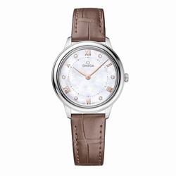 Omega De Ville Prestige 30mm Ladies details Mother Of Pearl O43413306055001