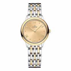 Omega De Ville Prestige 27.5mm Ladies details Yellow Gold O43420286008001