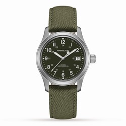Hamilton Khaki Field Mechanical 38mm Mens details Green H69439363