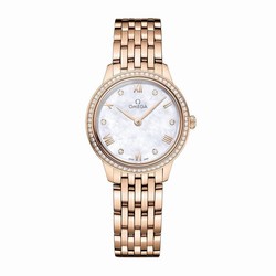 Omega De Ville Prestige 27.5mm Ladies details Mother Of Pearl O43455286055001