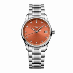 Longines Master Collection 34mm Ladies details Orange L23574086
