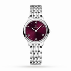 Omega De Ville Prestige Quartz 27.5mm Ladies details Red O43410286011001